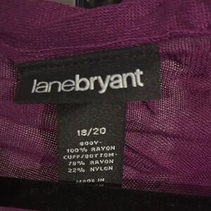 Lane Bryant Purple Top